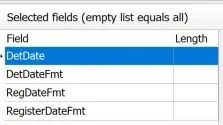 New Date Fields