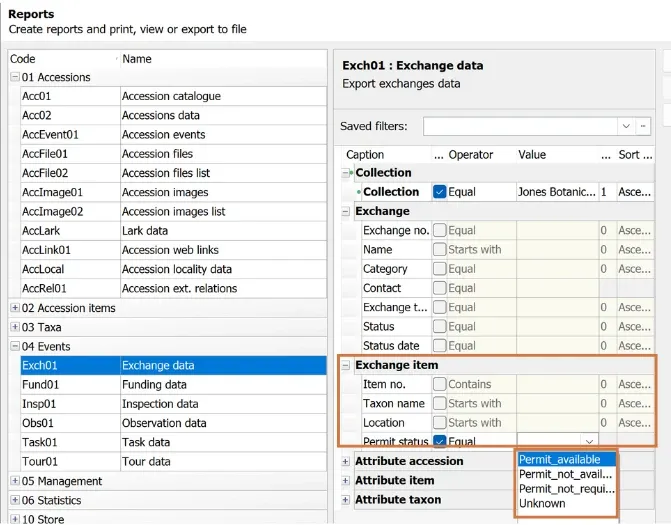 Reports Exchanges (2)